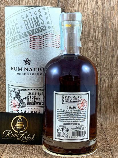 Rum Nation Rare Savanna Grand Arôme 2006-2018, 59,7%