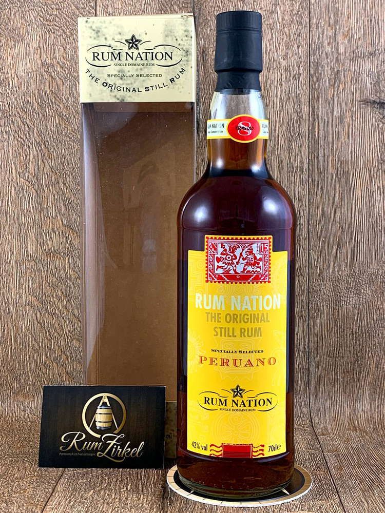 Rum Nation Peruano 8yo, 42%