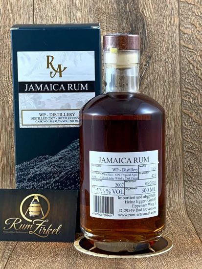 Rum Artesanal Jamaica Worthy Park 2007-2020, 57,3%