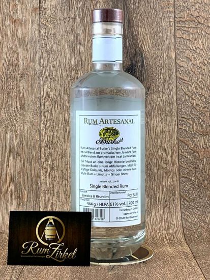 Rum Artesanal Single Blended White Rum, 61%
