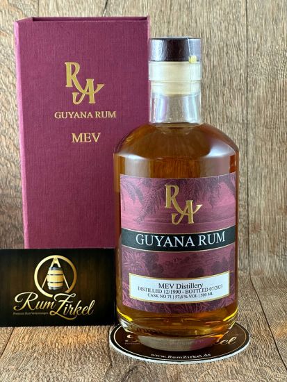 Rum Artesanal Guyana Enmore MEV 1990-2023, 57,6%