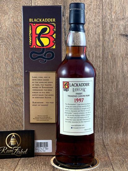 Blackadder Trinidad Caroni Single Cask 1997-2017, 61%