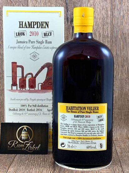 Habitation Velier Jamaica Hampden LROK HLCF 2010, 60%