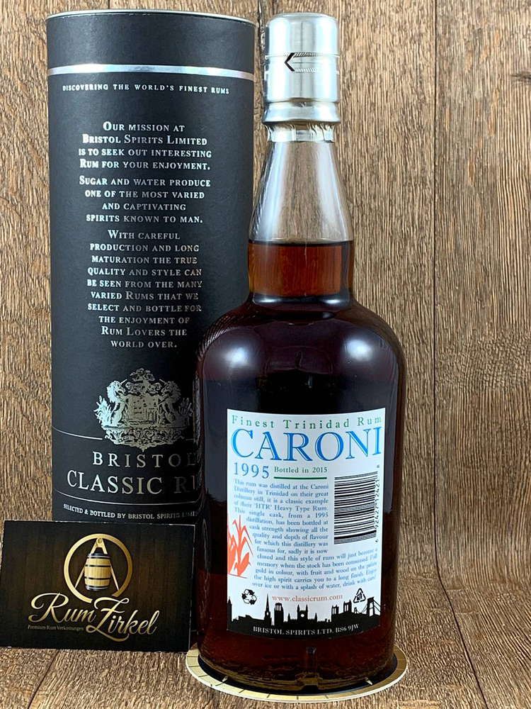Bristol Classic Trinidad Rum Caroni 1995-2015, 63,1%