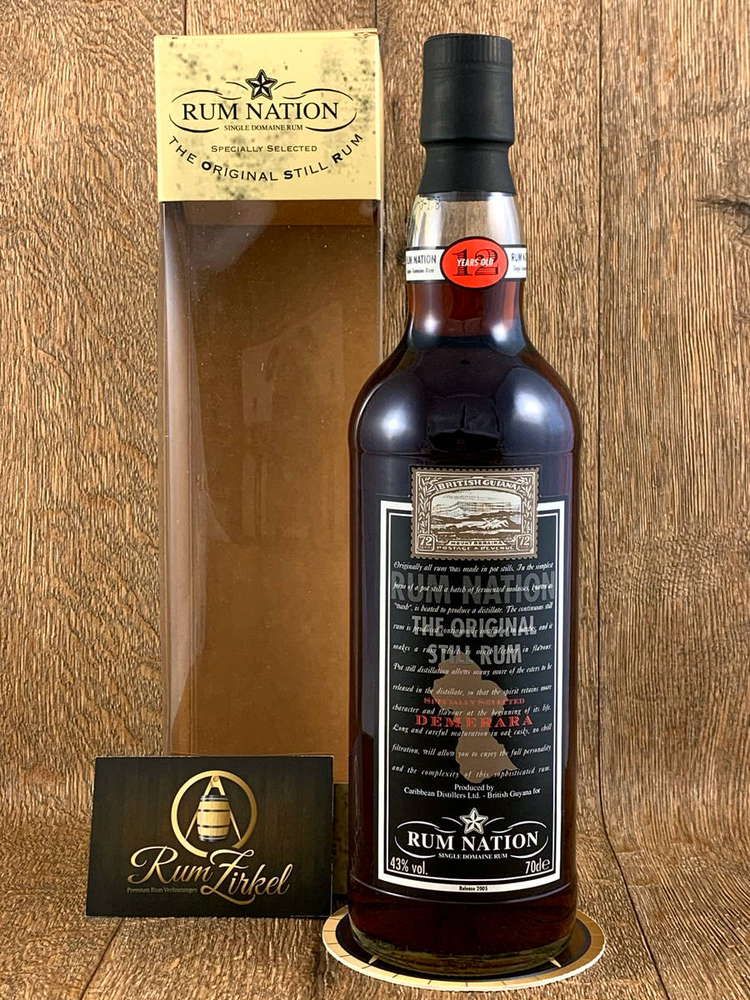 Rum Nation Demerara 1993, 12yo, 43%