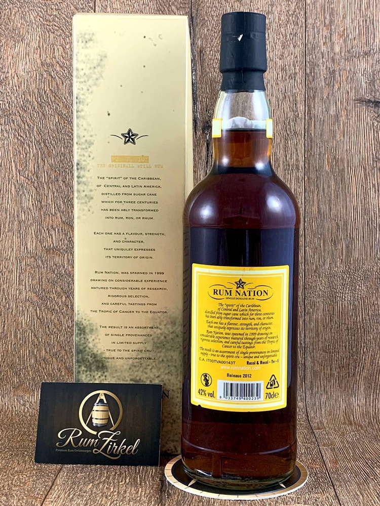Rum Nation Peruano 8yo, 42%