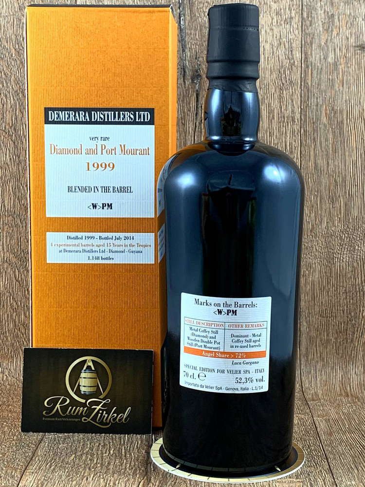 Velier Demerara Diamond Port Mourant 1999-2014, 52,3%