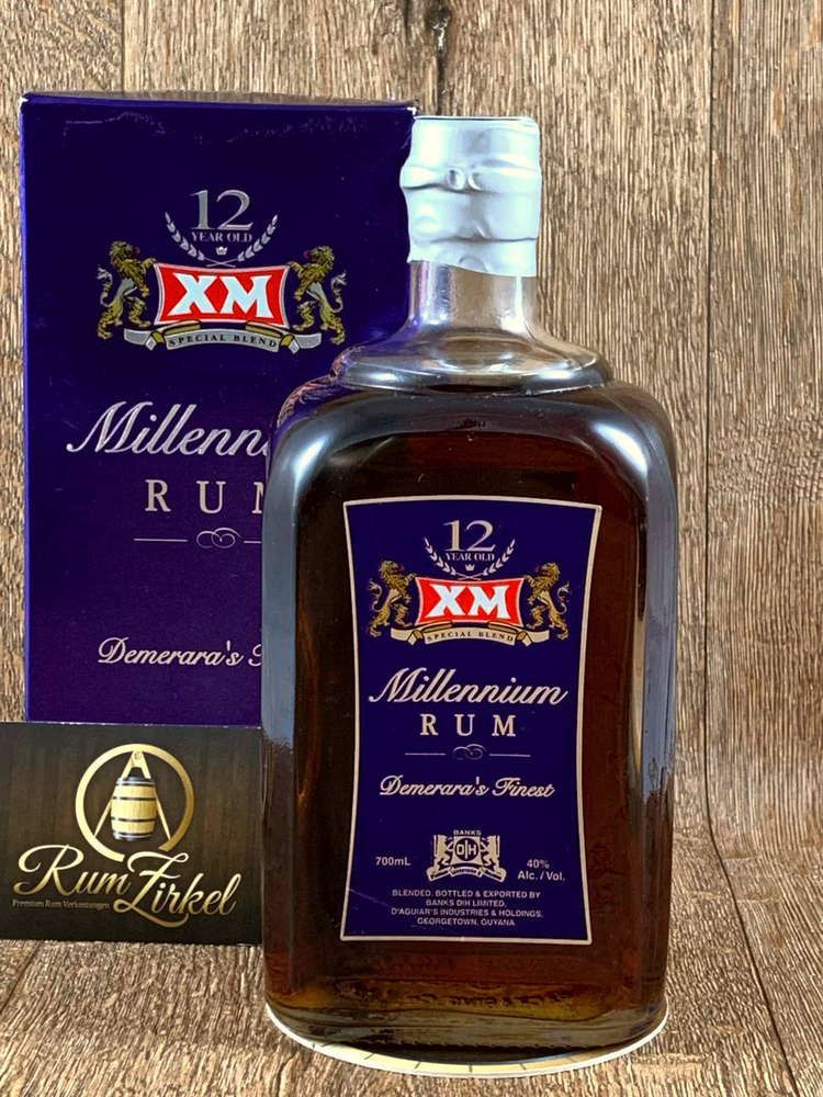 XM 12 year old Demerara Millenium Rum, 40%