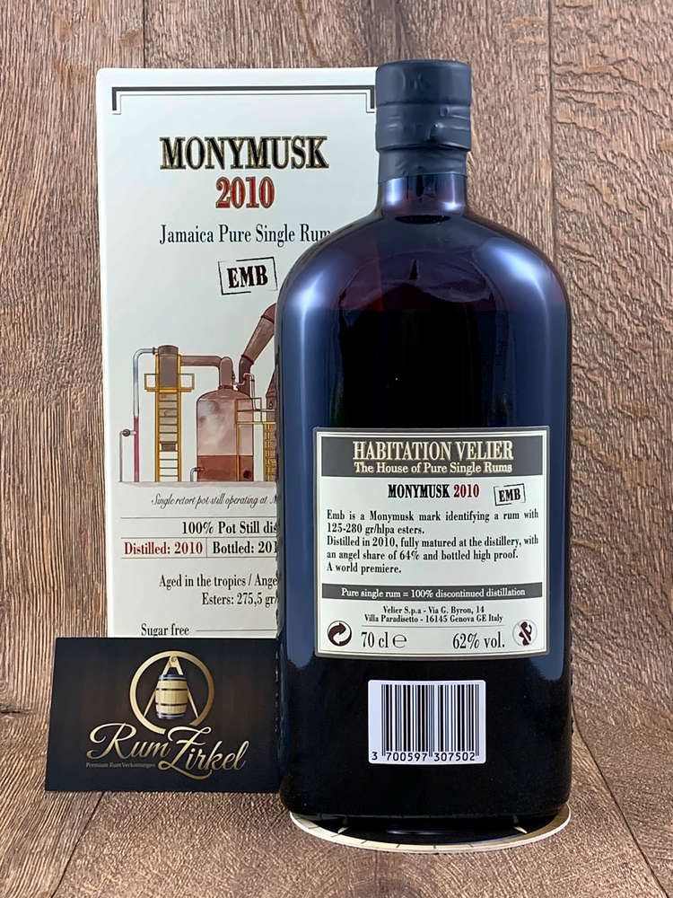 Habitation Velier Jamaica Monymusk EMB 2010, 62%