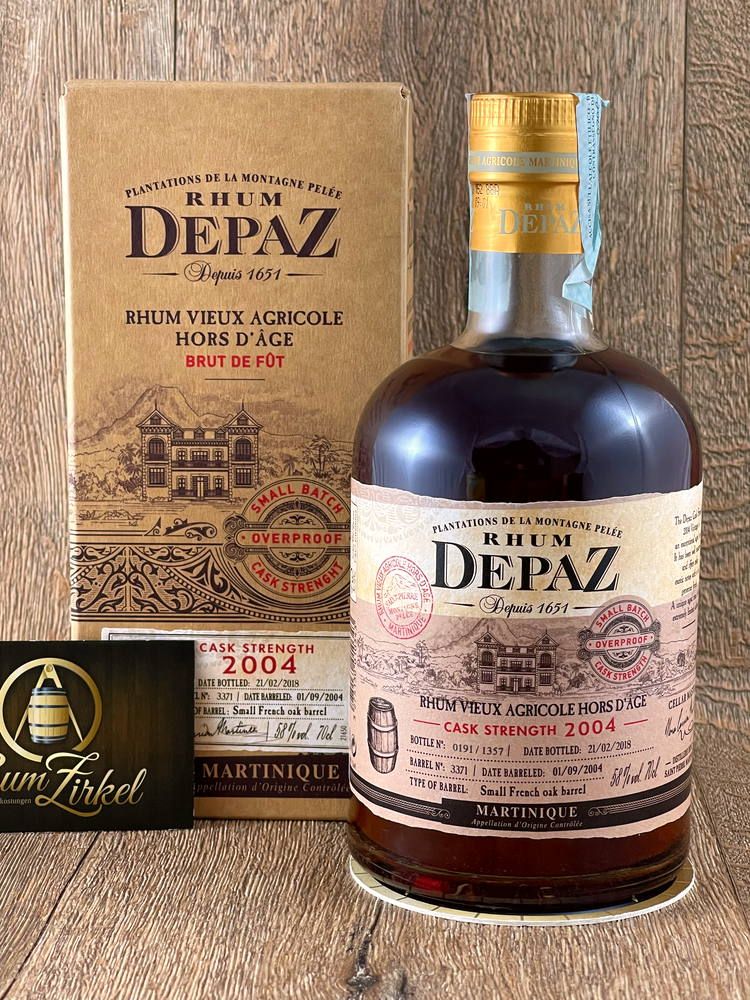 Rhum Depaz 2004-2018 Single Cask, 58%