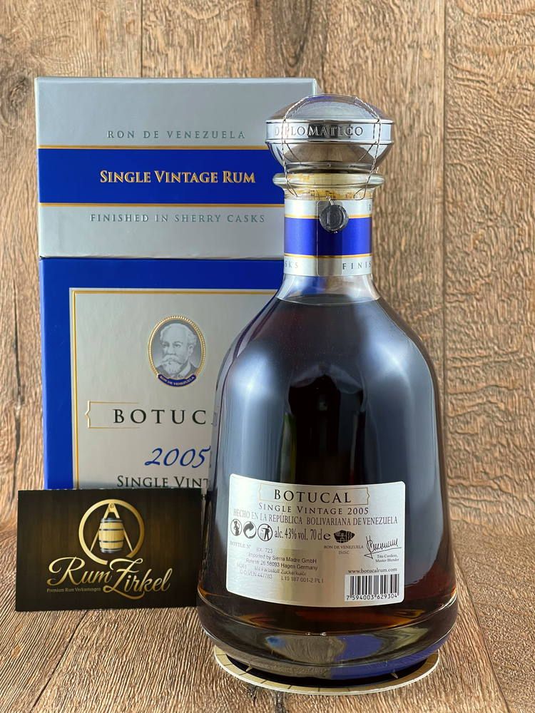Botucal Single Vintage 2005, 43%