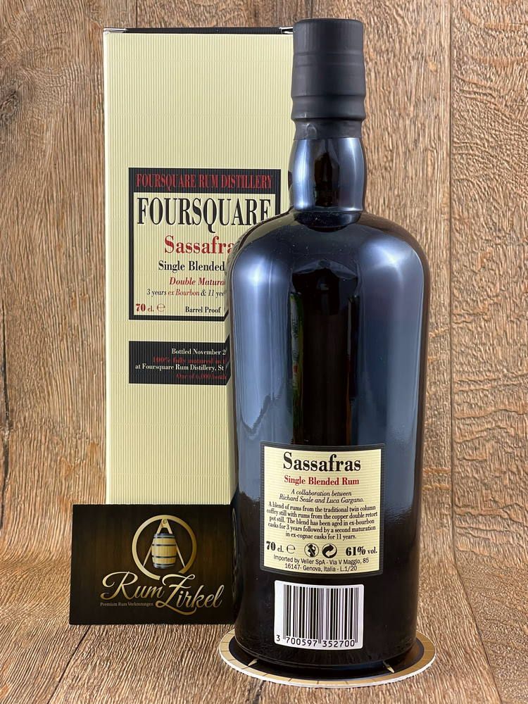 Velier Foursquare Sassafras 14yo, 61%