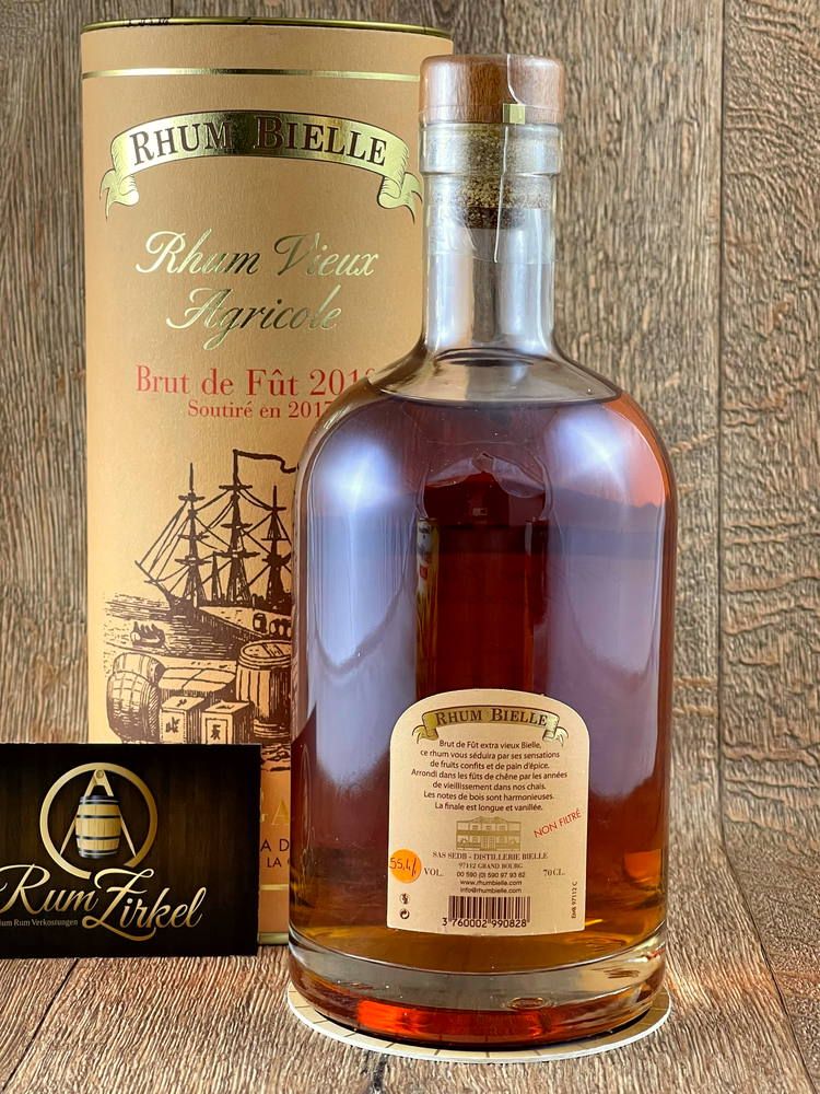 Rhum Bielle 2010-2017 Marie-Galante, 56,5%