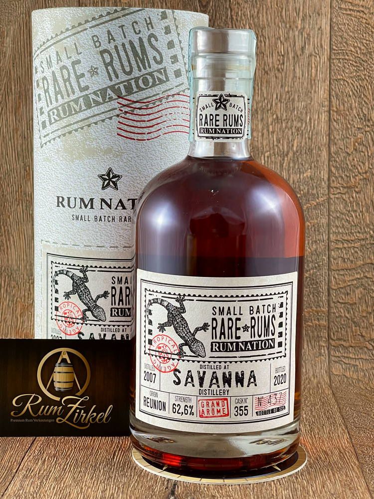 Rum Nation Rare Savanna Grand Arôme 2007-2020, 62,6%