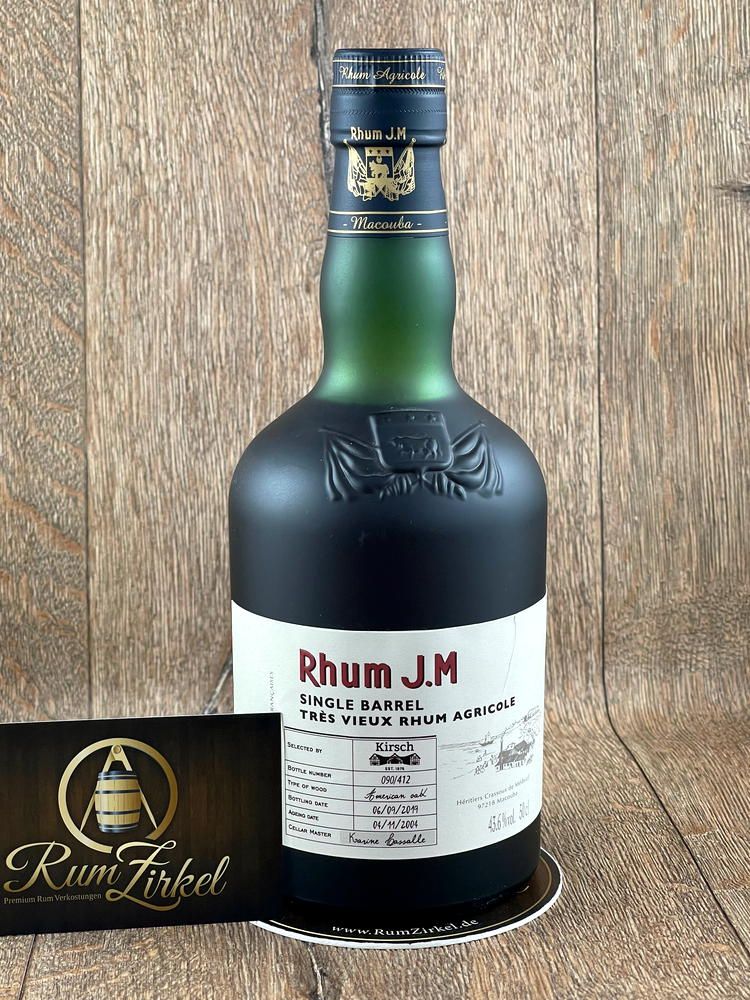 Rhum J.M Single Barrel 2004-2019, 43,6%