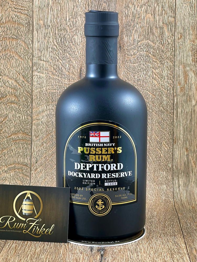 Pusser’s Navy Rum Deptford Dockyard Reserve 2022, 54,5%