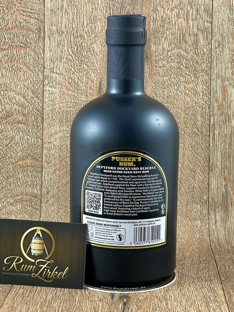 Pusser’s Navy Rum Deptford Dockyard Reserve 2022, 54,5%