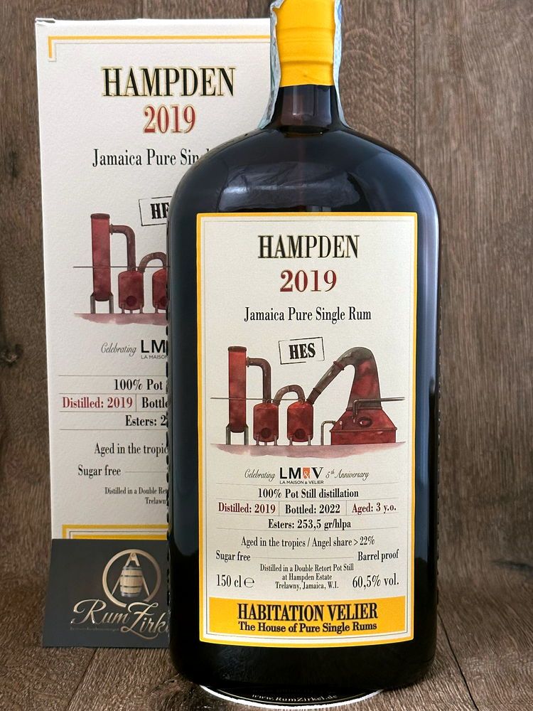 Habitation Velier Hampden HES 2019-2022 Magnum, 60,5%