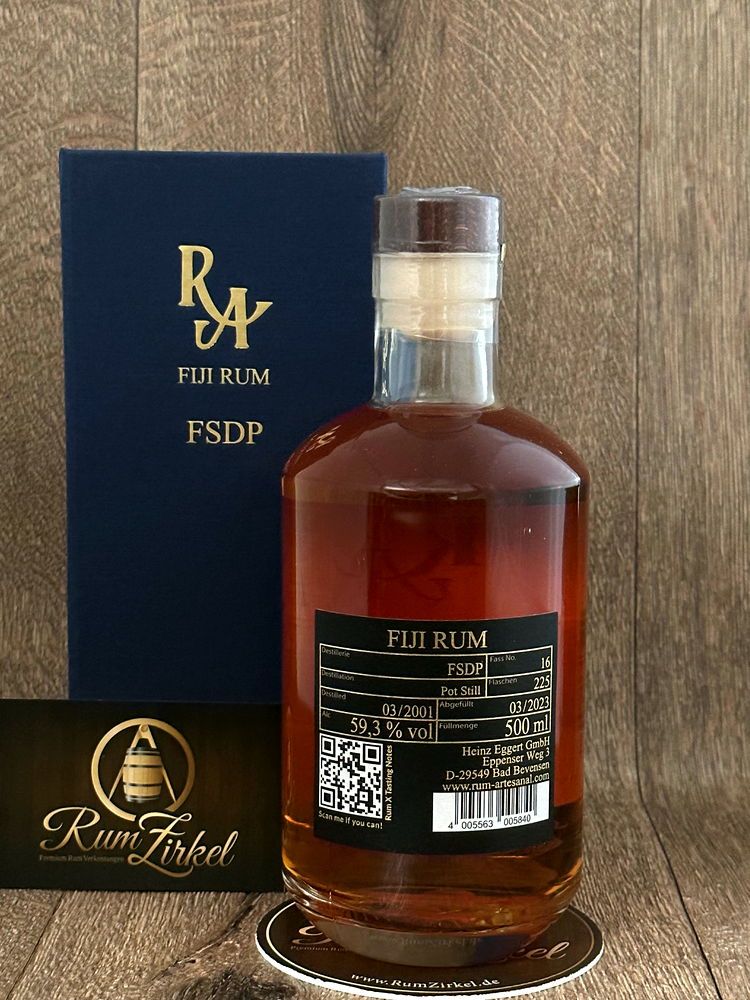 Rum Artesanal Fiji South Pacific 2001-2023, 59,3%