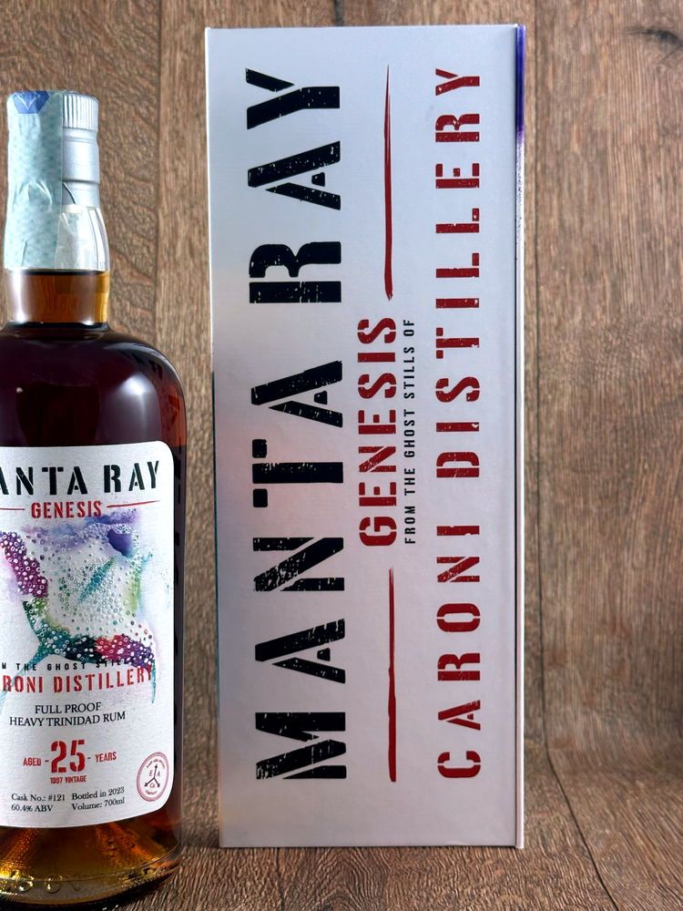 Silver Seal Caroni 1997 Manta Ray, 25yo, 60,4%