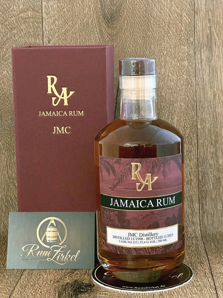 Rum Artesanal Jamaica JMC CH 1990-2023, 57,4 %