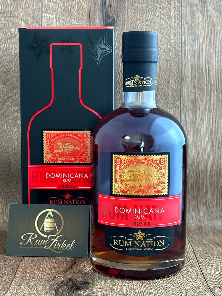 Rum Nation Dominicana 8yo, 40,9%